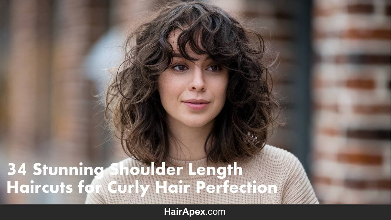 34 Stunning Shoulder Length Haircuts For Curly Hair Perfection