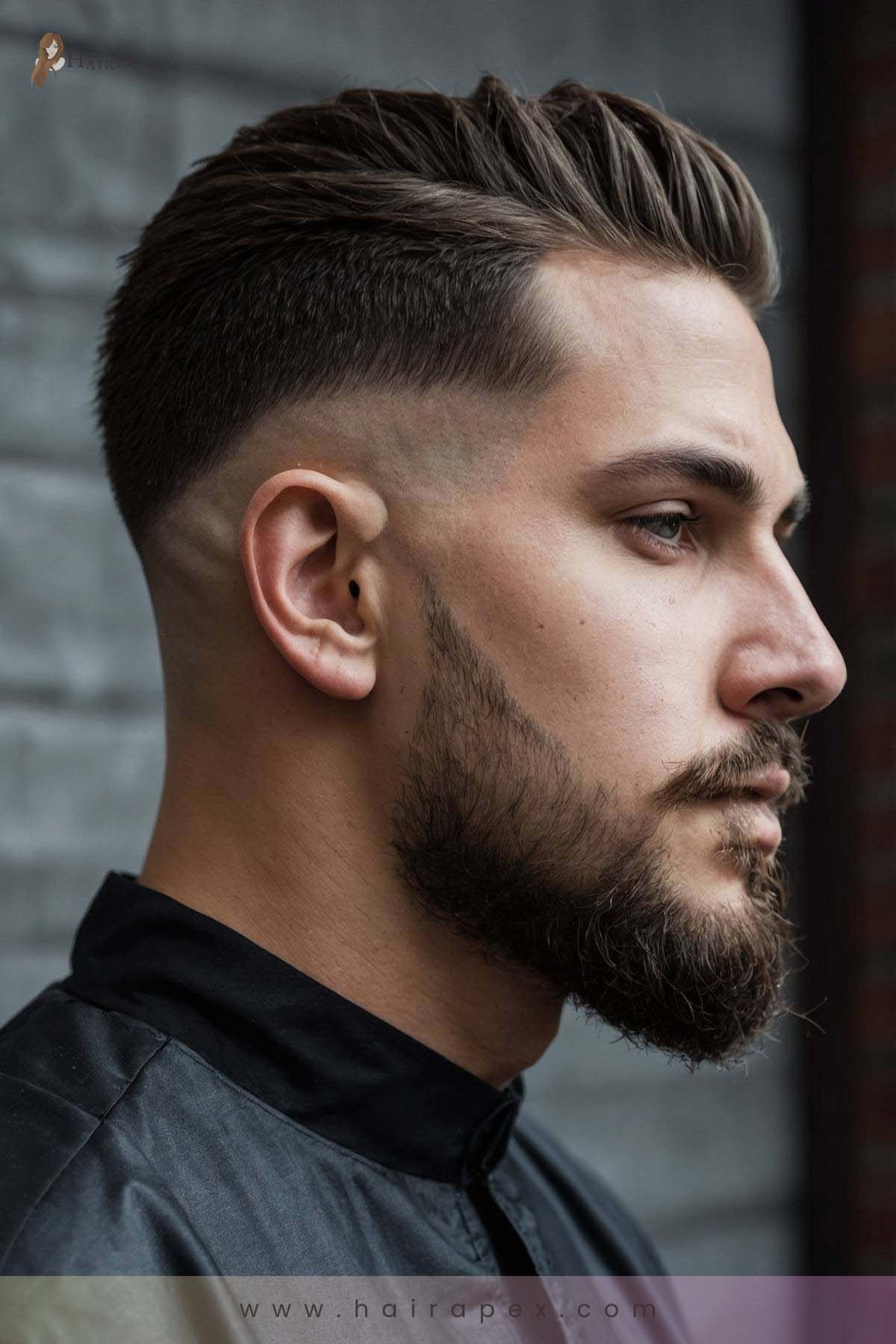 34. Taper Fade With Fringe 1