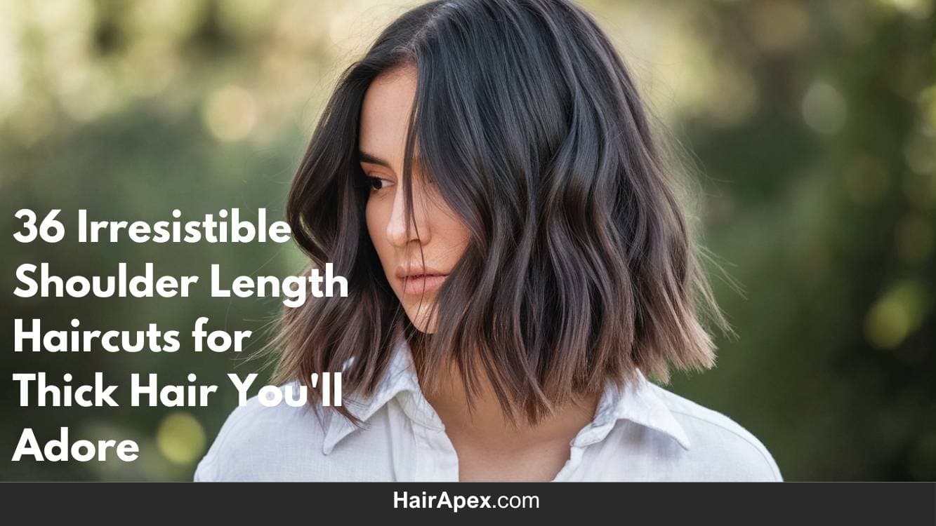 36 Irresistible Shoulder Length Haircuts For Thick Hair Youll Adore