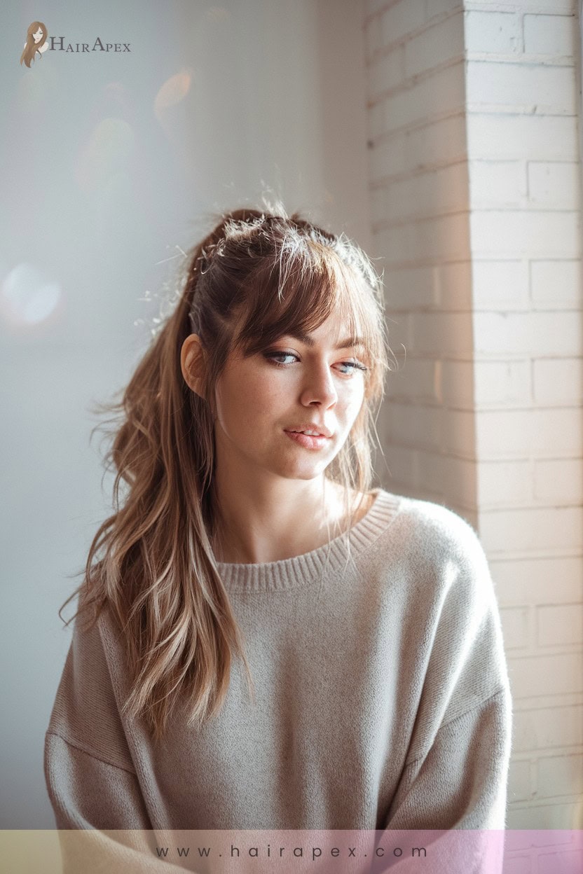 3 Half Up Ponytail