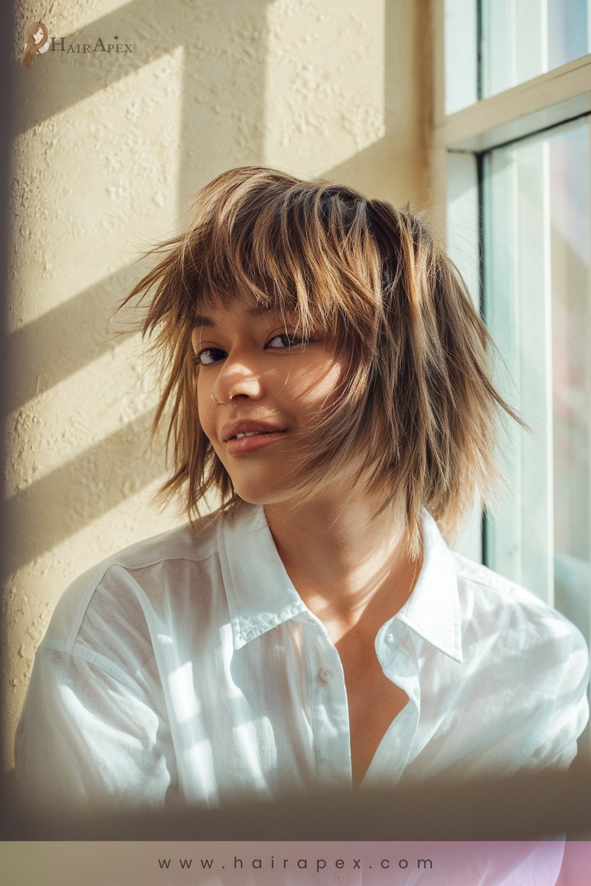 3 Textured Tousled Bob