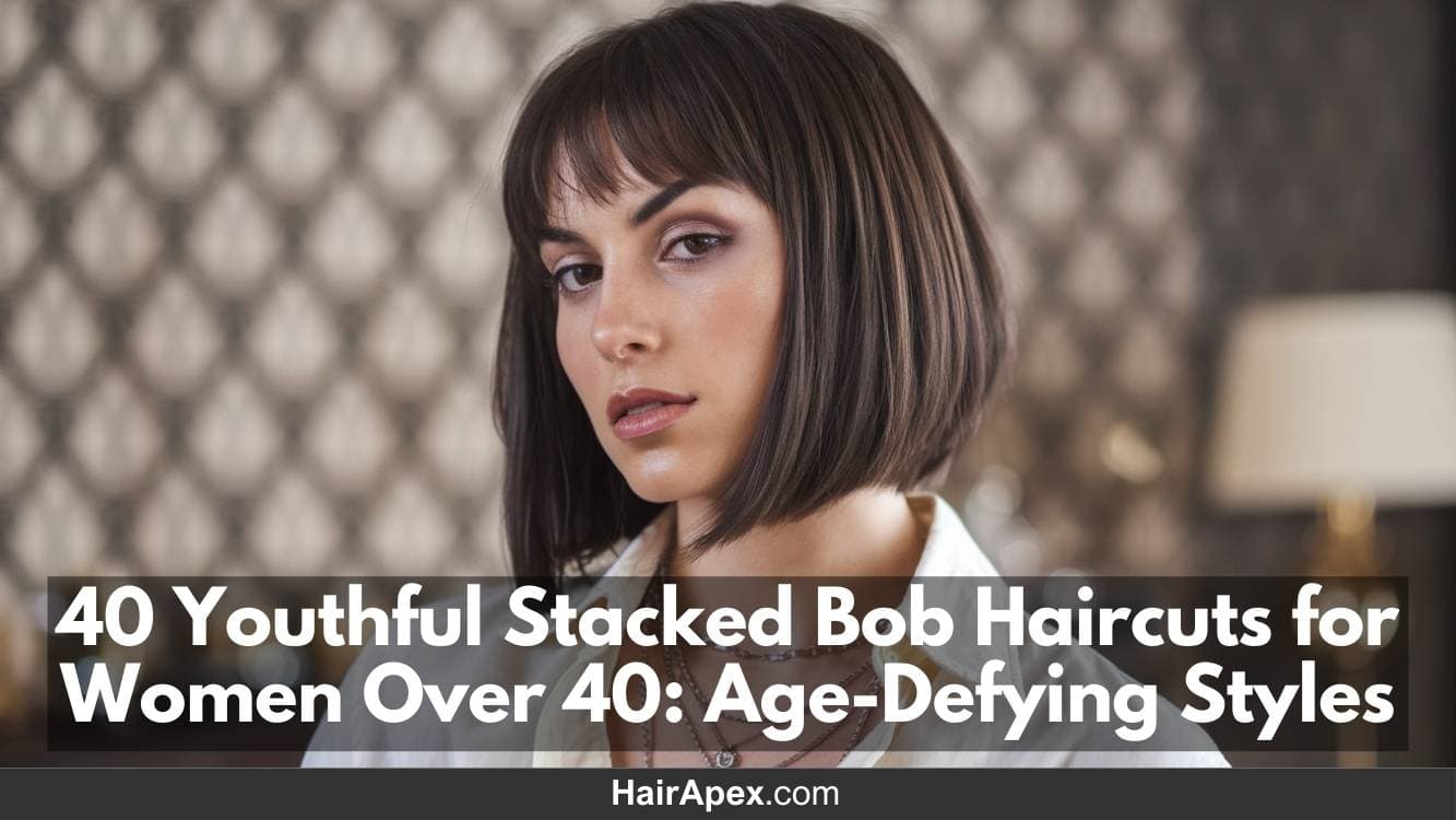 40 Youthful Stacked Bob Haircuts For Women Over 40 Age Defying Styles