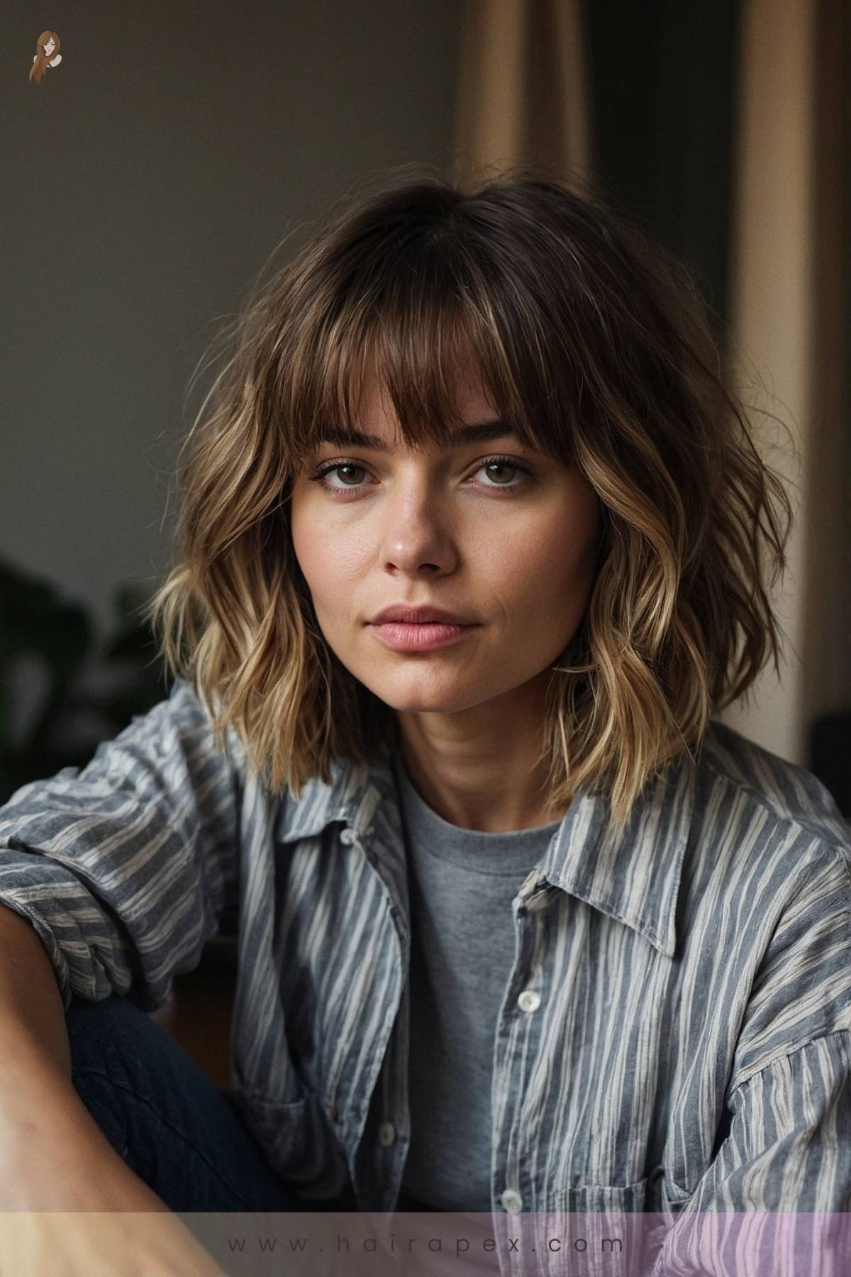 42 Curtain Bangs With Highlights