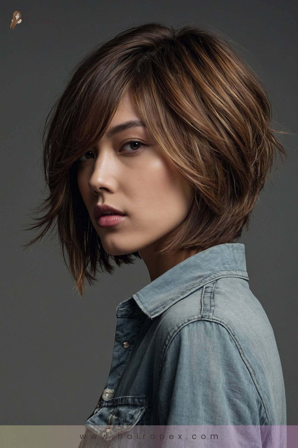 48. Asymmetrical Layered Bob 1