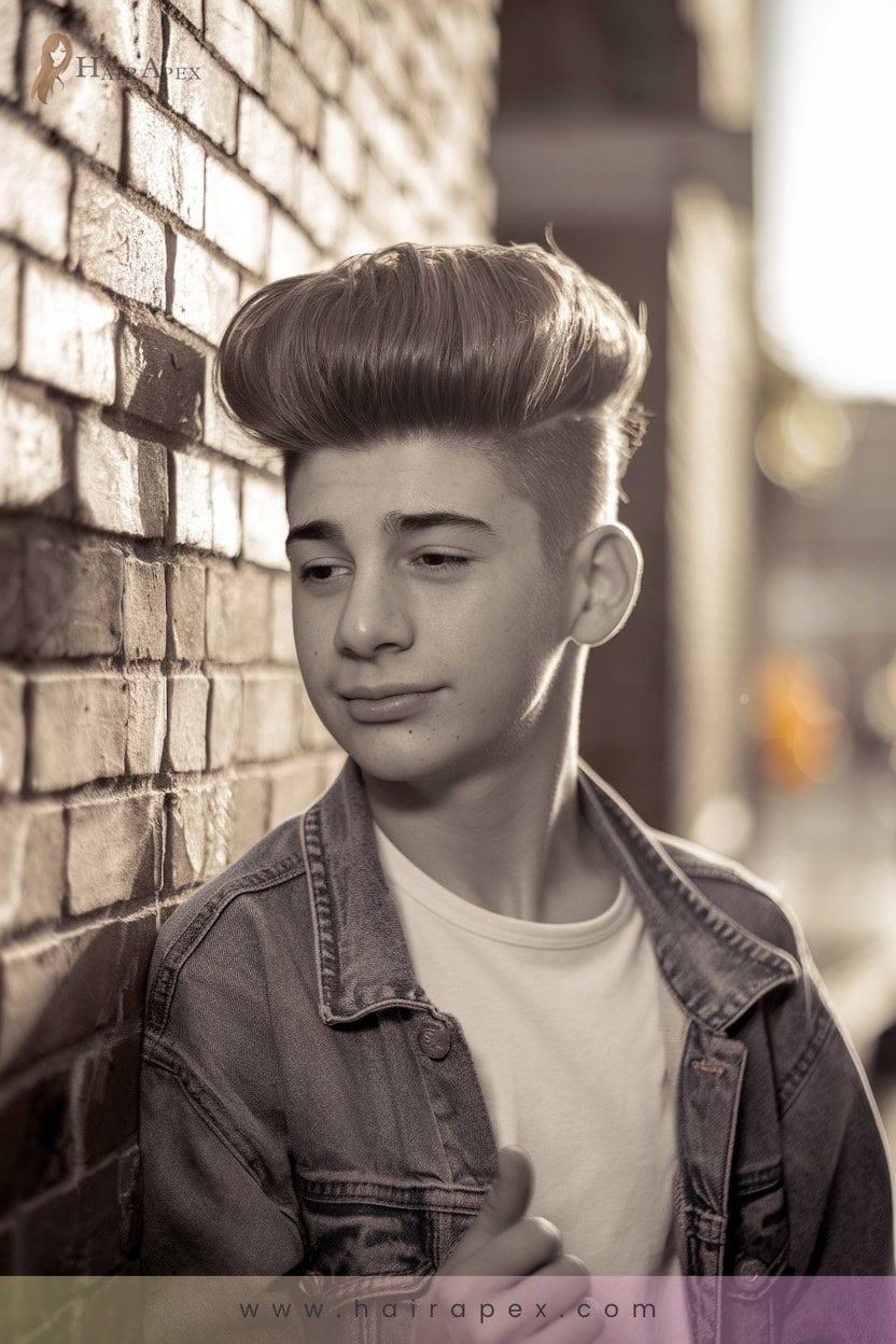 4 Extra Long Pompadour
