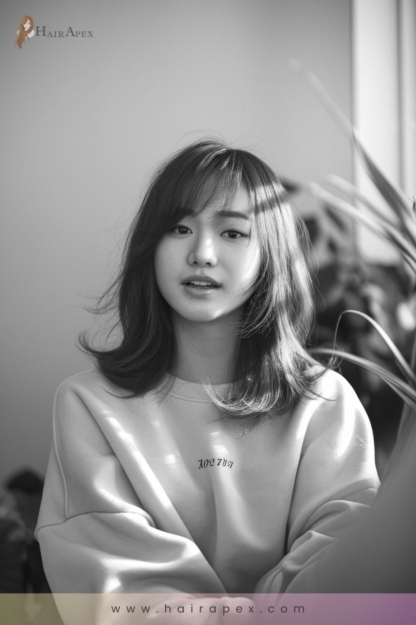 4 Feathered Ends Side Bangs