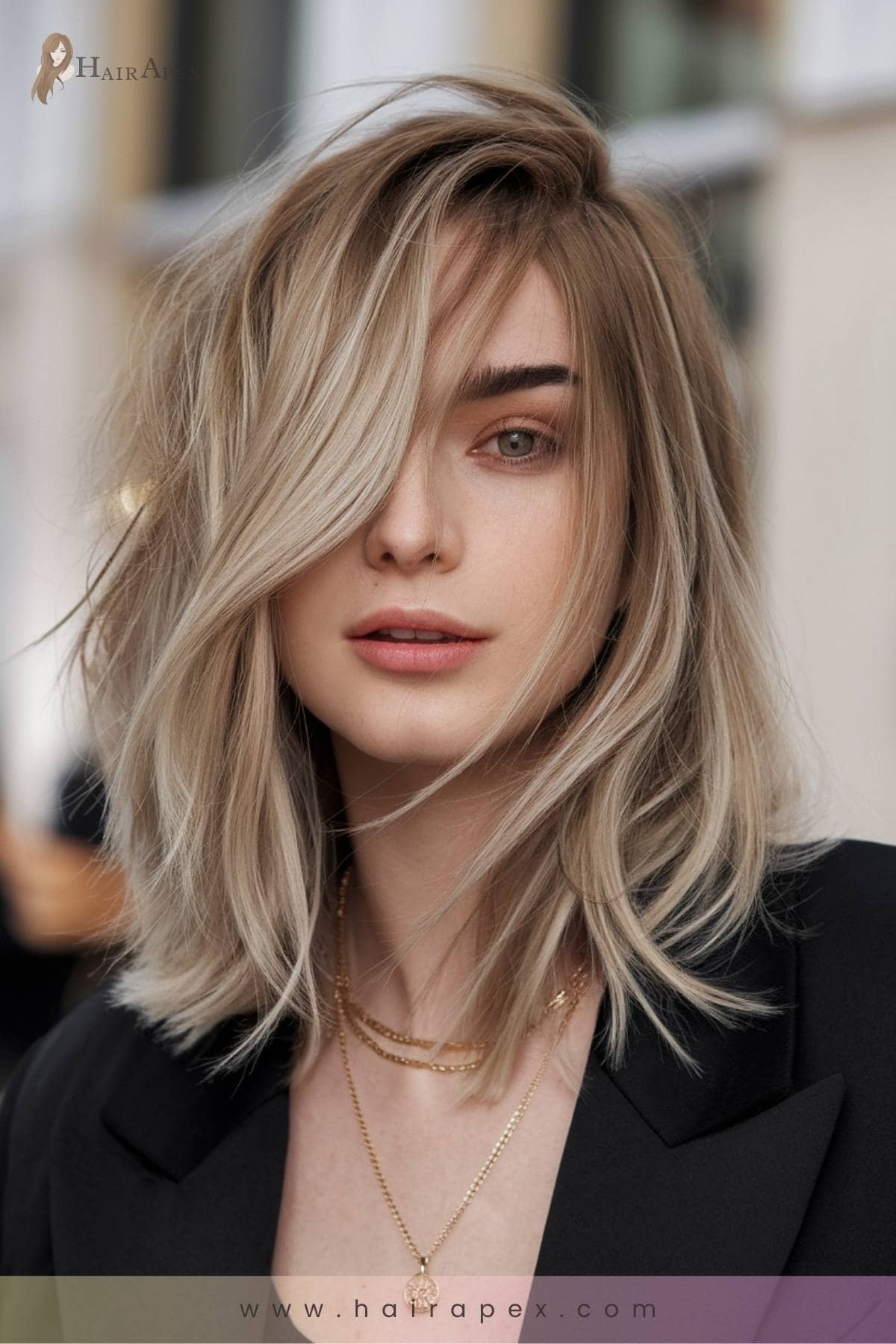 55 Asymmetrical Layered Cut