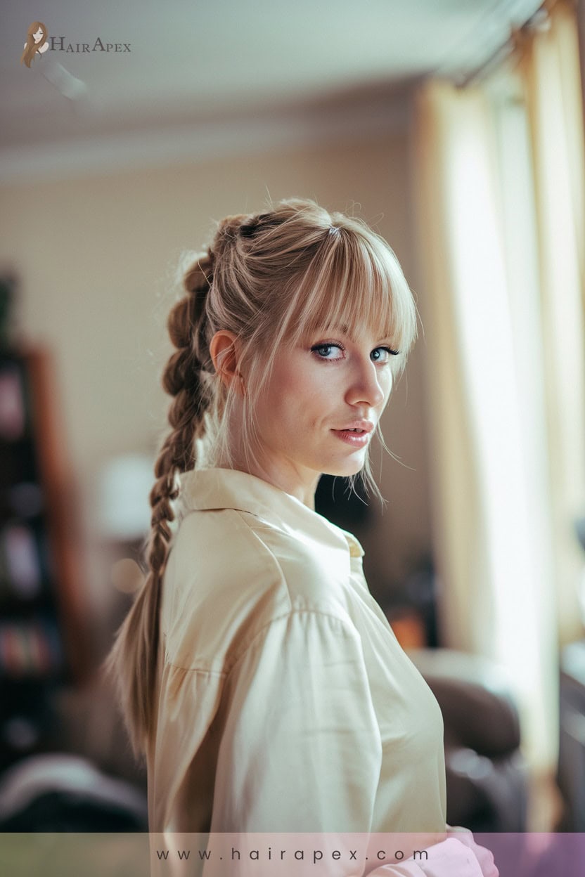 5 French Twist Ponytail