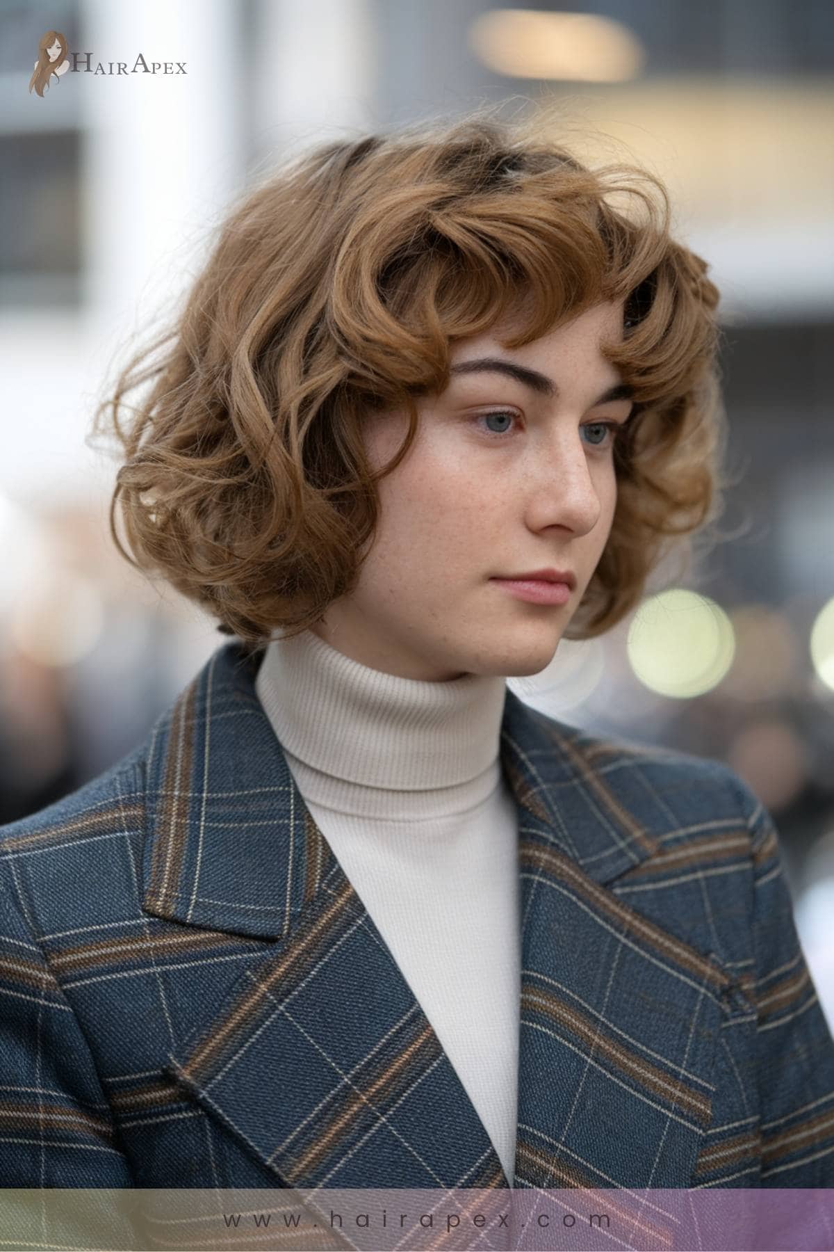 62 Vintage Curly Bob