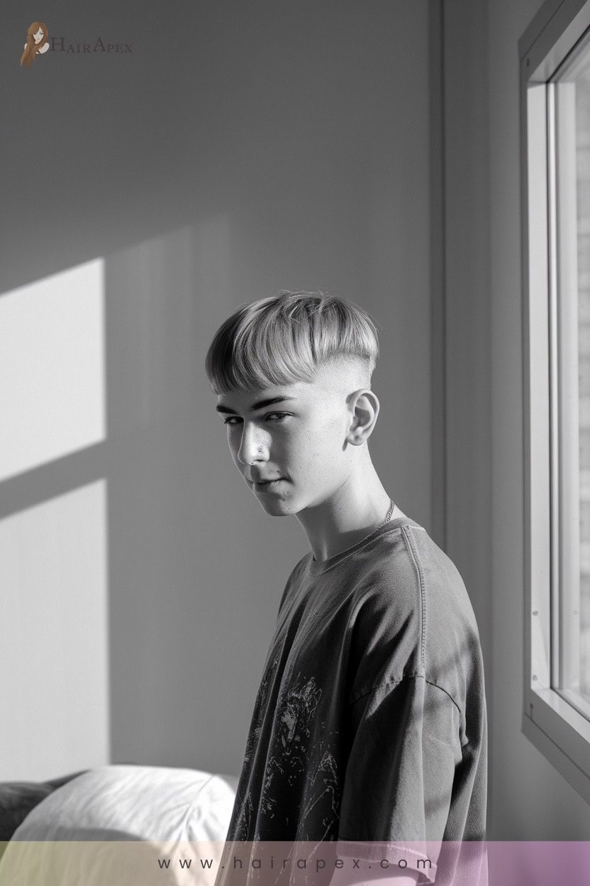 6 Two Block Cut With Bangs