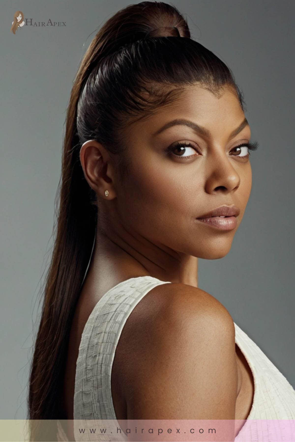 71 Taraji P. Hensons Sleek Ponytail 2