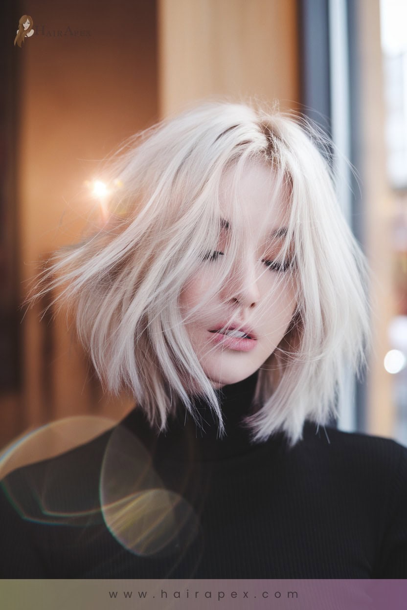 7 Platinum Blonde Bob