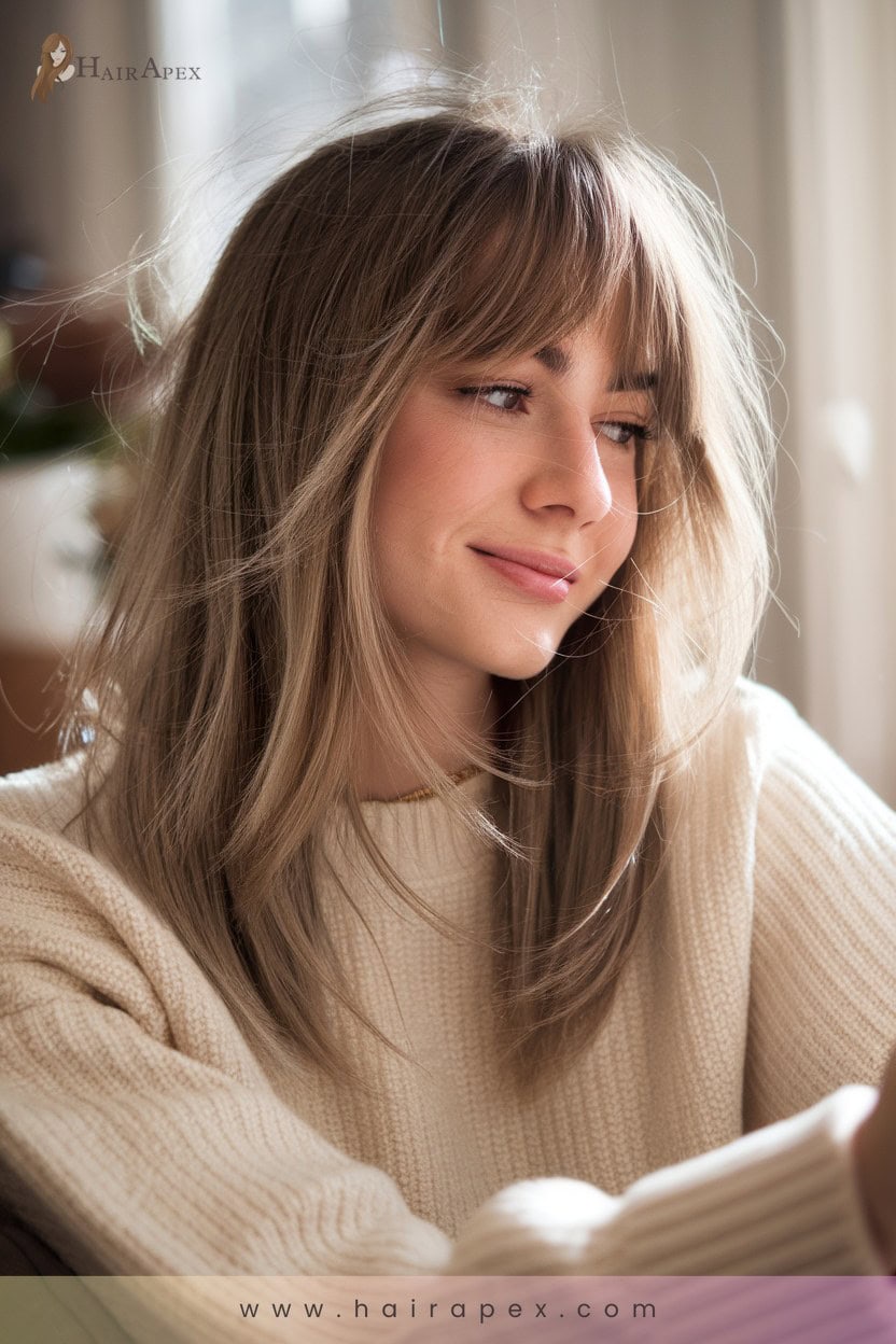 7 Wispy Bangs For Thin Hair