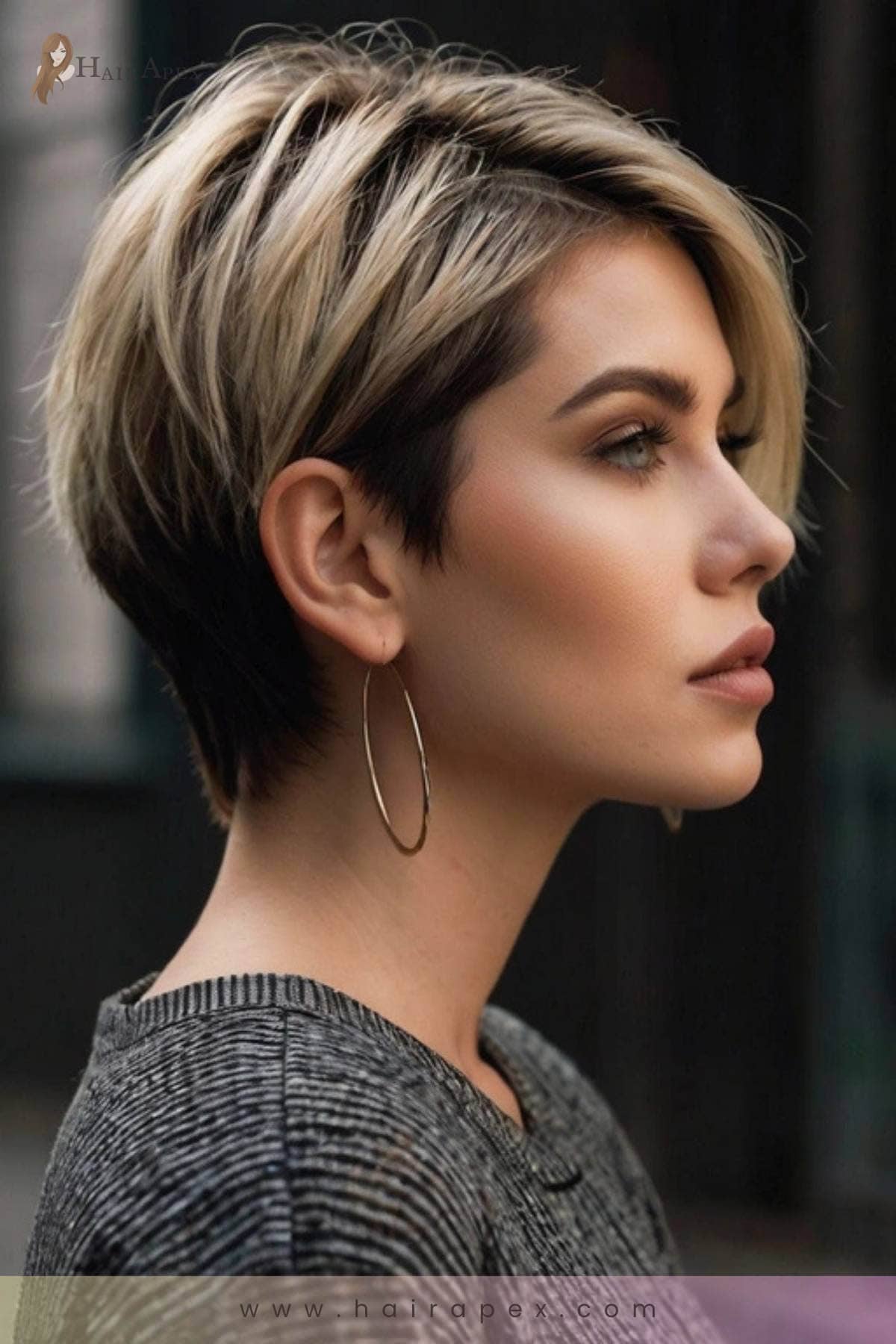 8 Long Tapered Pixie