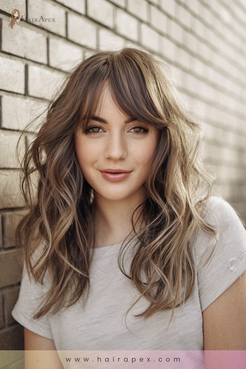 8 Defined Curls With Side Bangs