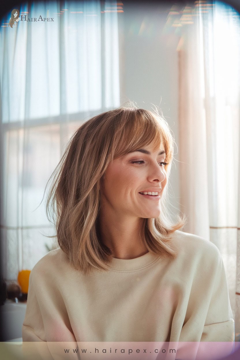 8 Tapered Side Bangs