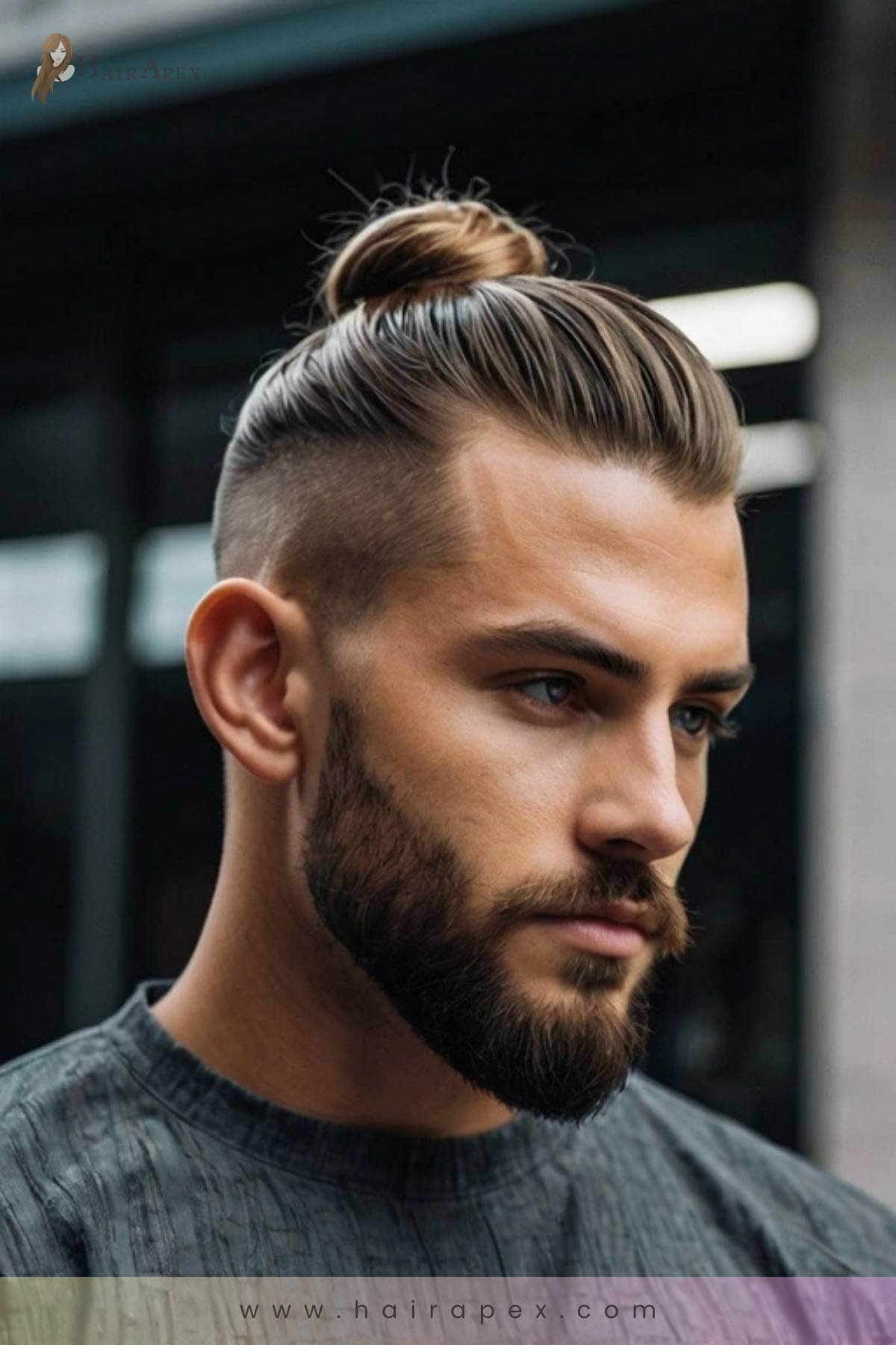 9 Man Bun Slick Back