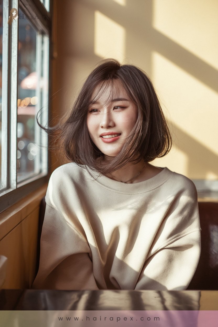 9 Short And Chic Bangs