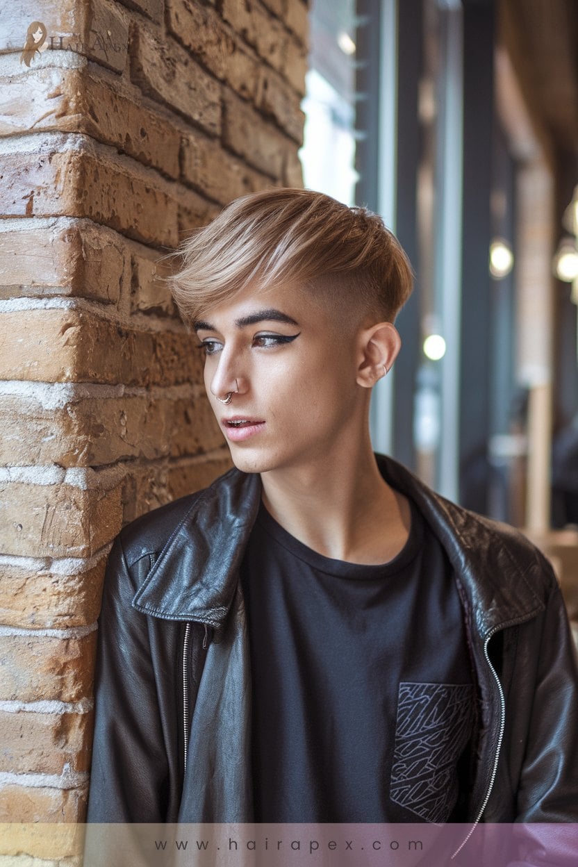 9 Undercut With Choppy Bangs