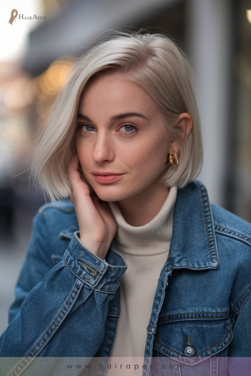 Blunt Cut Short Bob