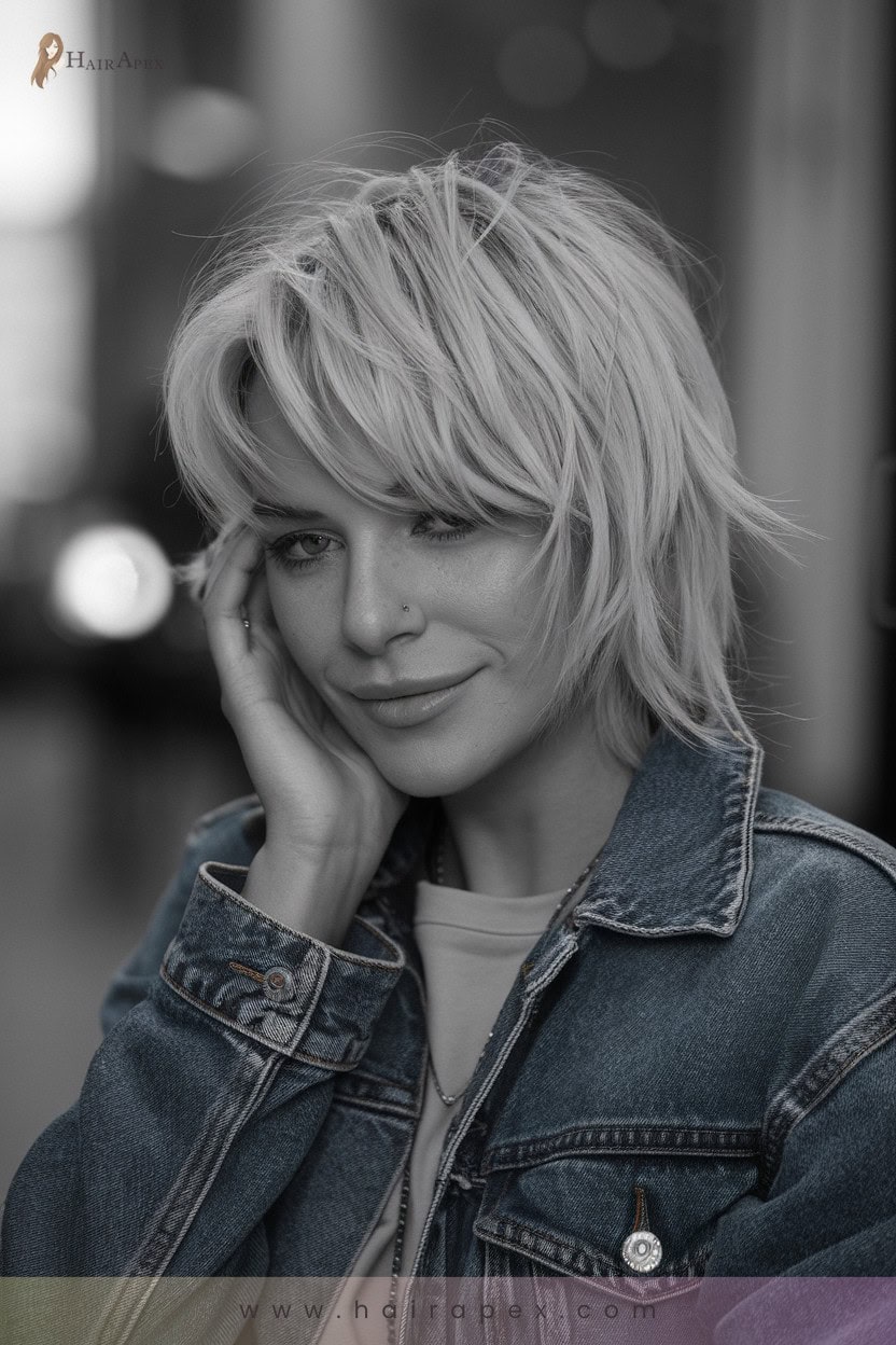 Long Messy Pixie