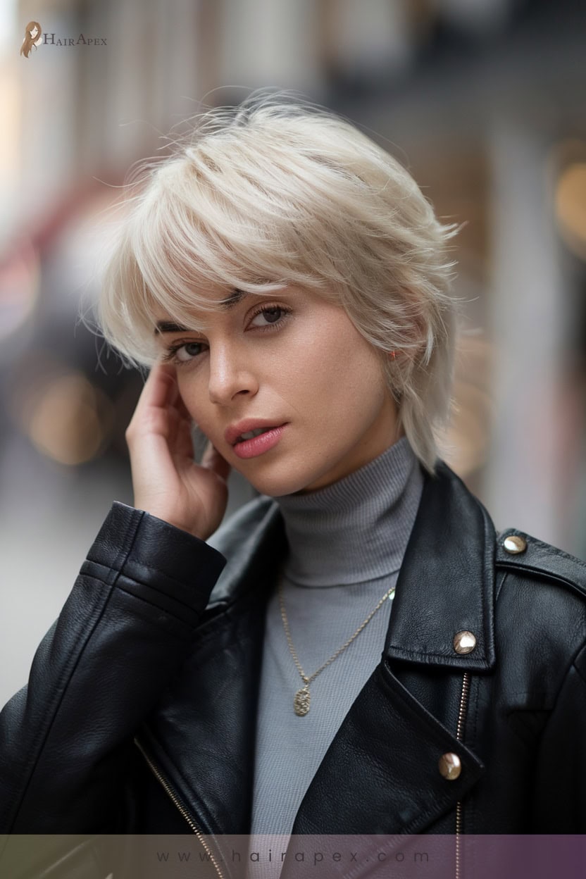 Platinum Blonde Crop