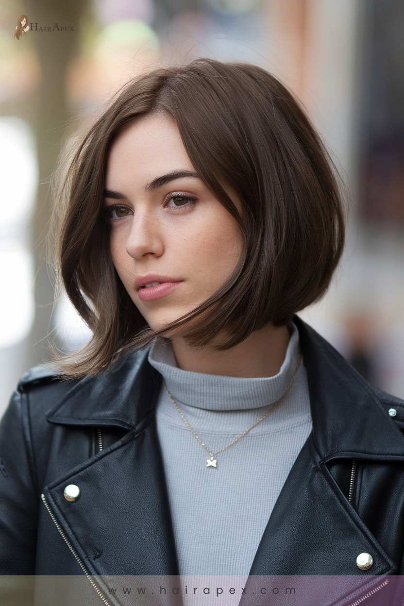 Short Brunette Crop