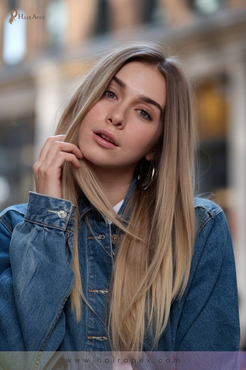 Straight Layered Look