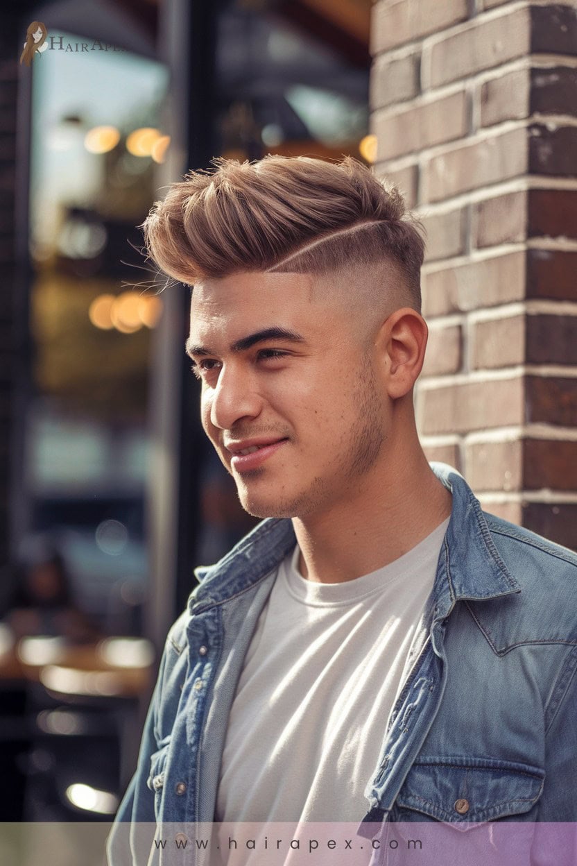 15 Textured Crop With Quiff