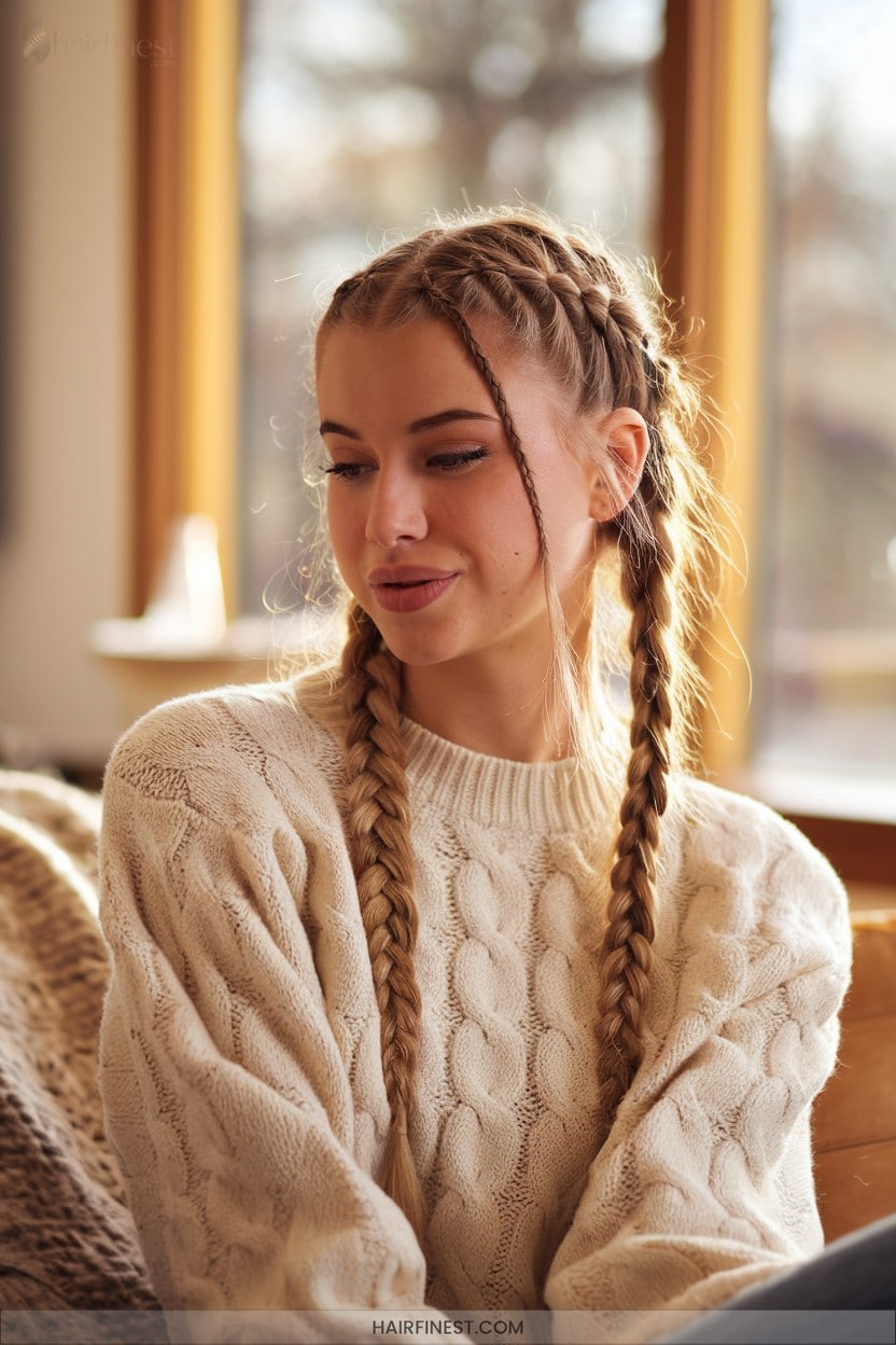 10 Double Dutch Braids