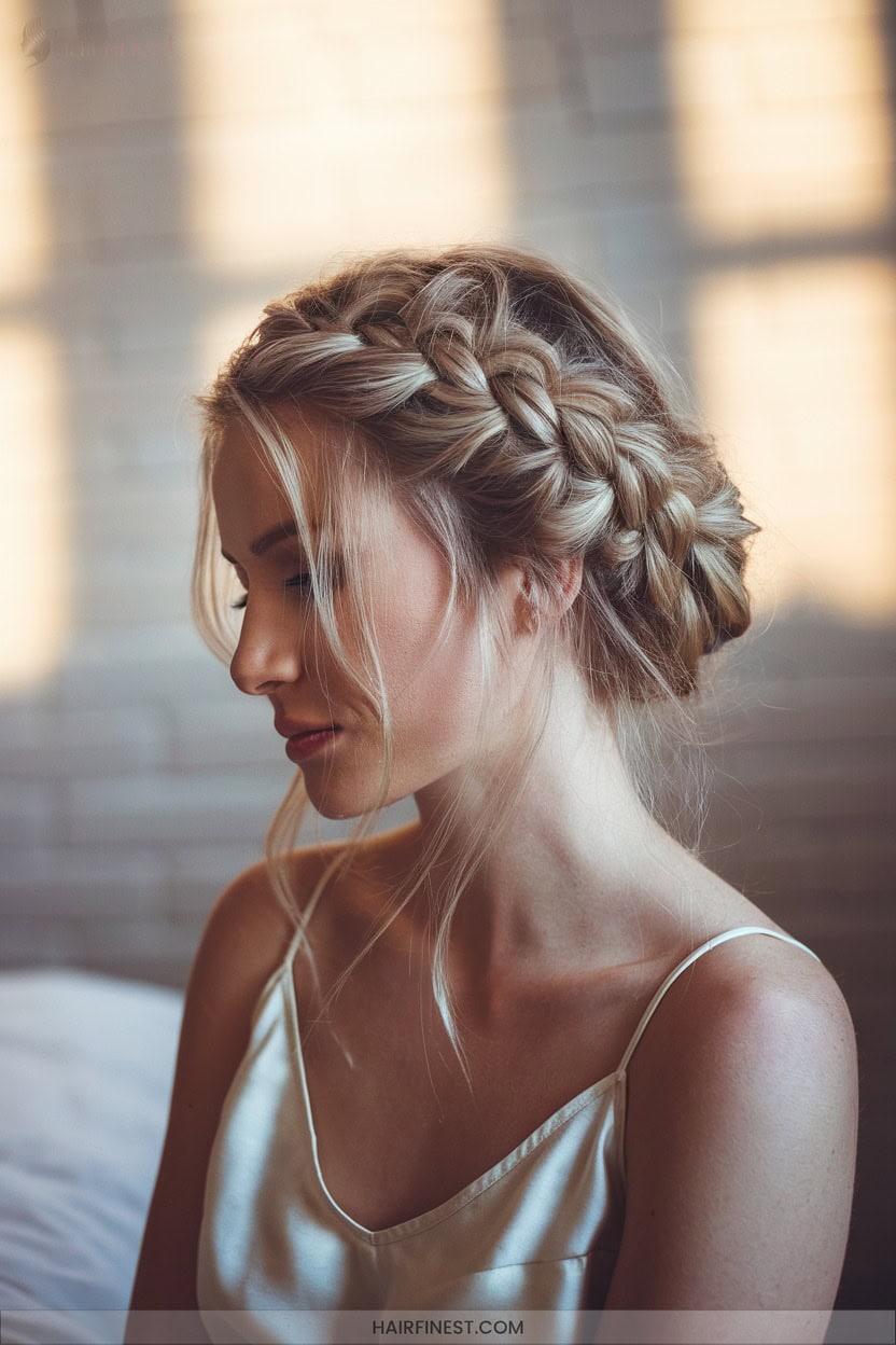 10 Infinity Braid Updo With Volume
