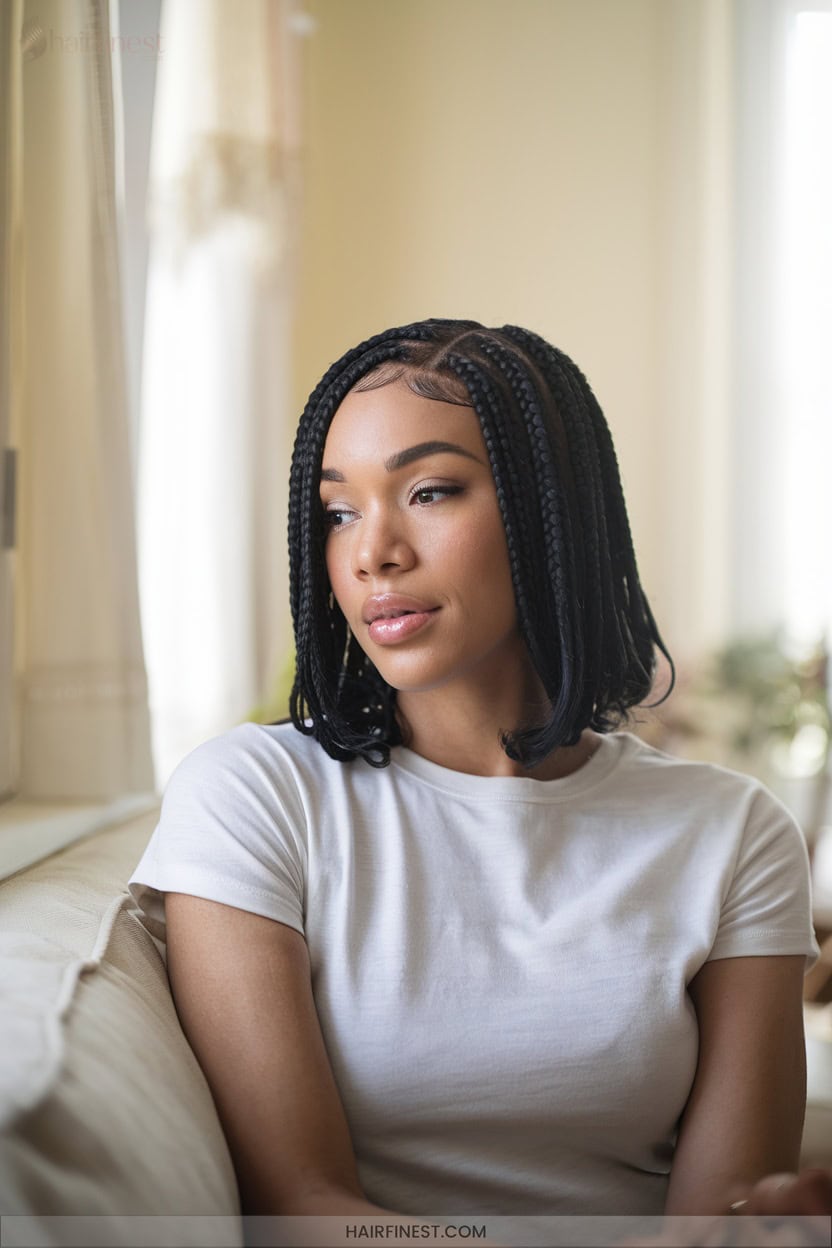 10 Short Chic Box Braids