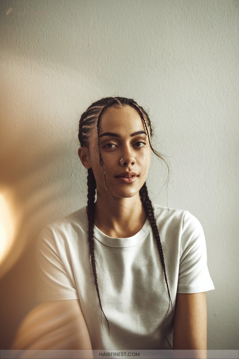 12 Minimalist Sleek Braids