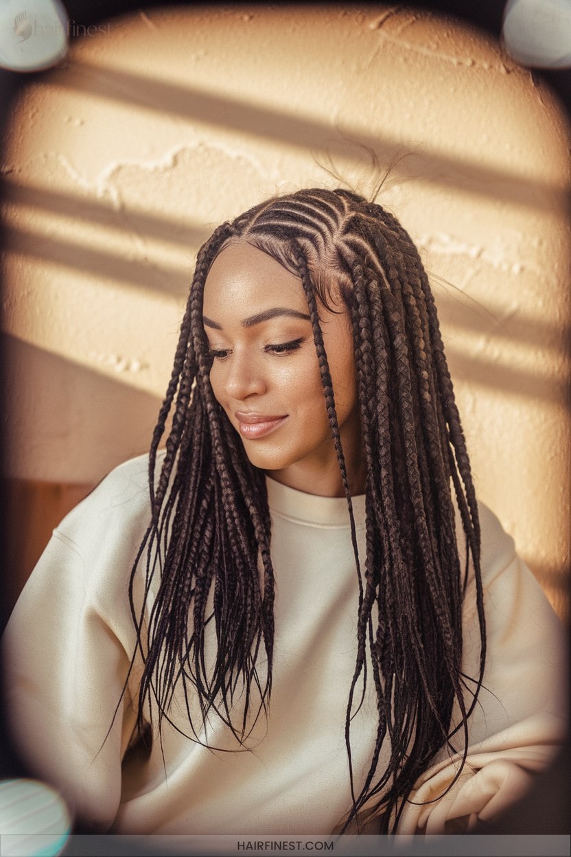 13 Micro Cornrow Tree Braids