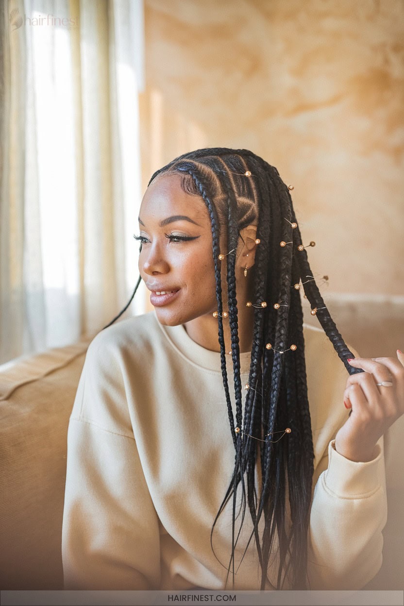 15 Cornrow Braids With Accessories