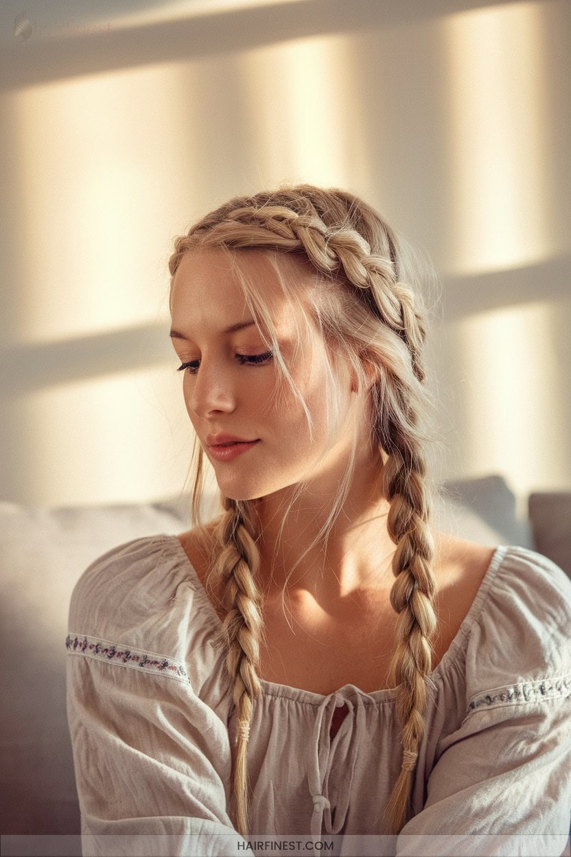 15 Milkmaid Braids
