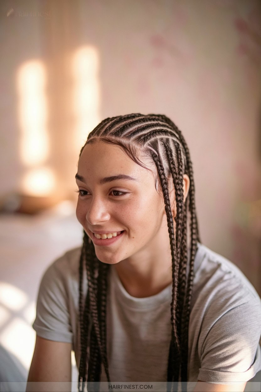 15 Simple Cornrow Styles For Everyday Wear