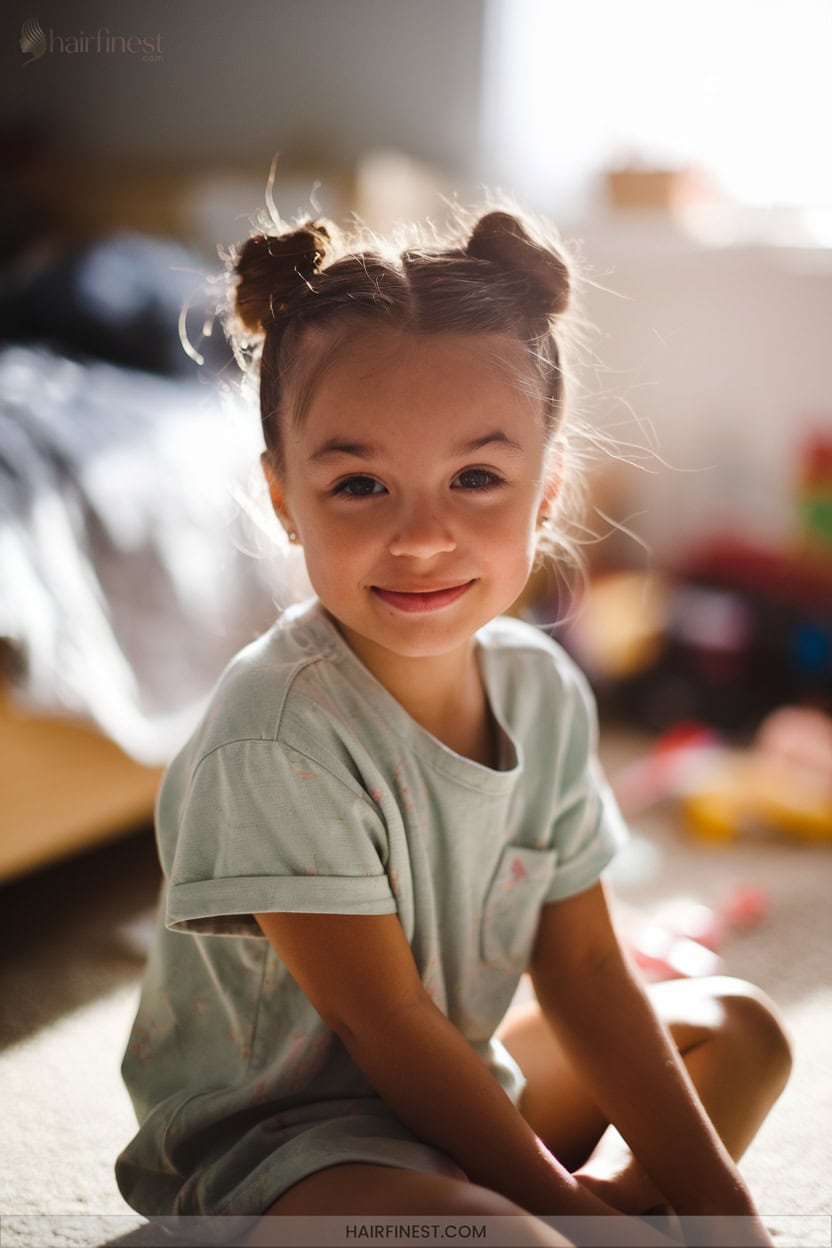16 Braided Space Buns