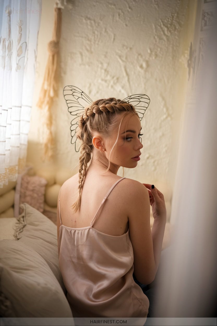 16 Butterfly Braids Updo For Special Occasions