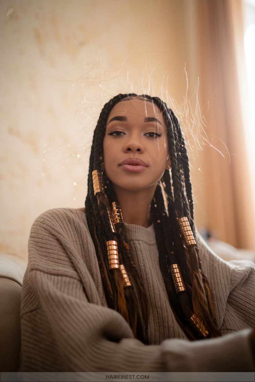17 Braided Styles With Beads And Cuffs