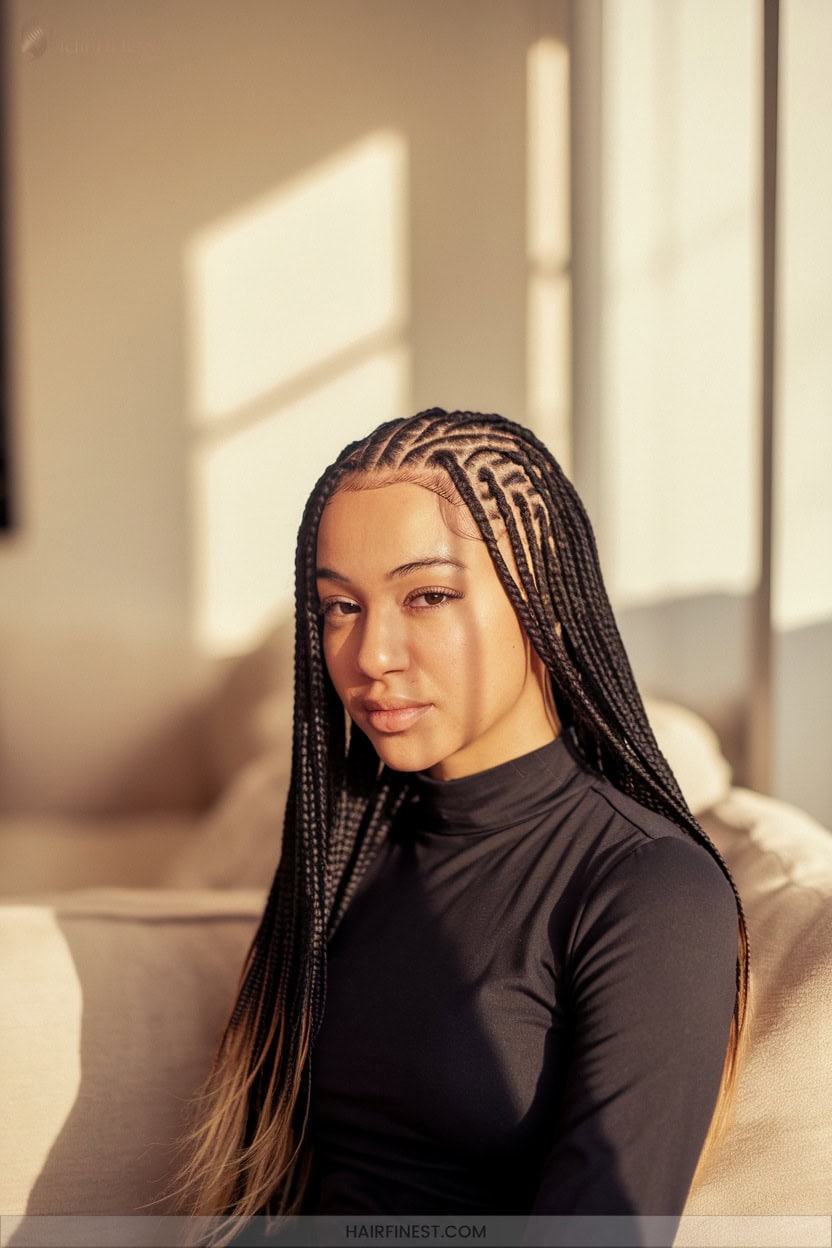 18 Micro Braids For A Sleek Finish