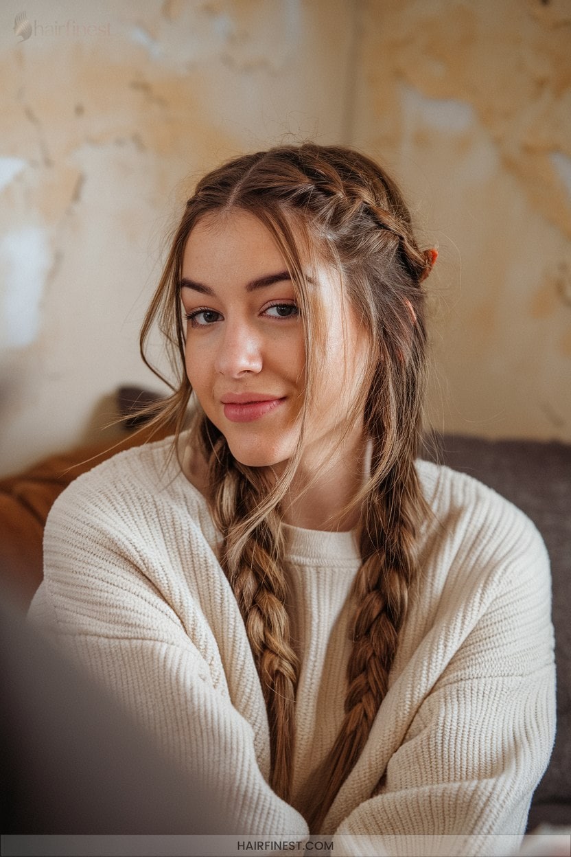 18 Partial Braids For Creative Styling