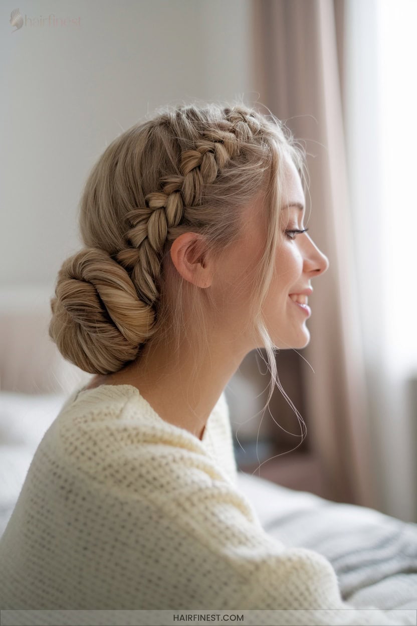 19 Braided Bun