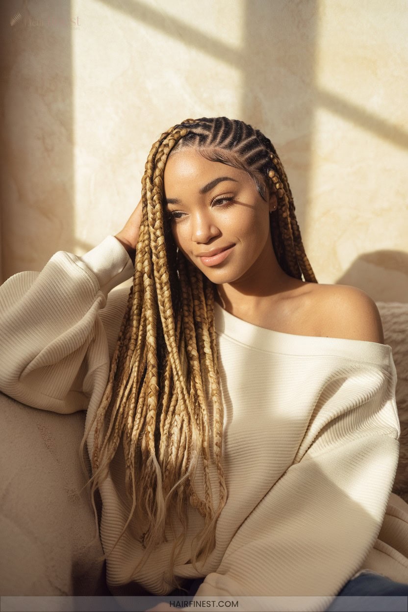 19 Cornrow Lemonade Braids