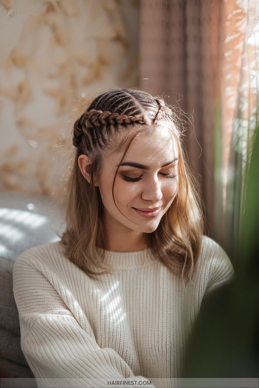 19 Scalp Braided Crown Styles