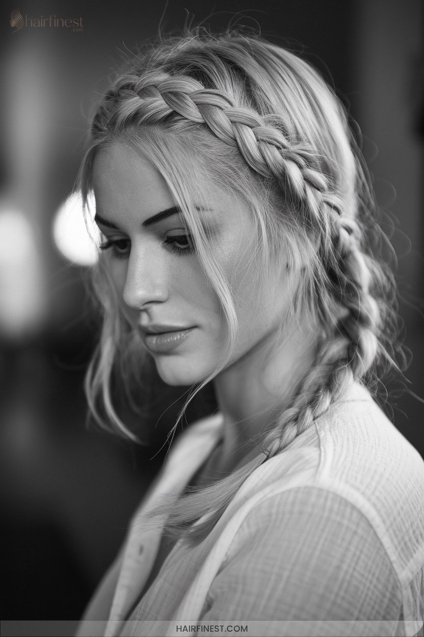 1 Classic Dutch Crown Braid