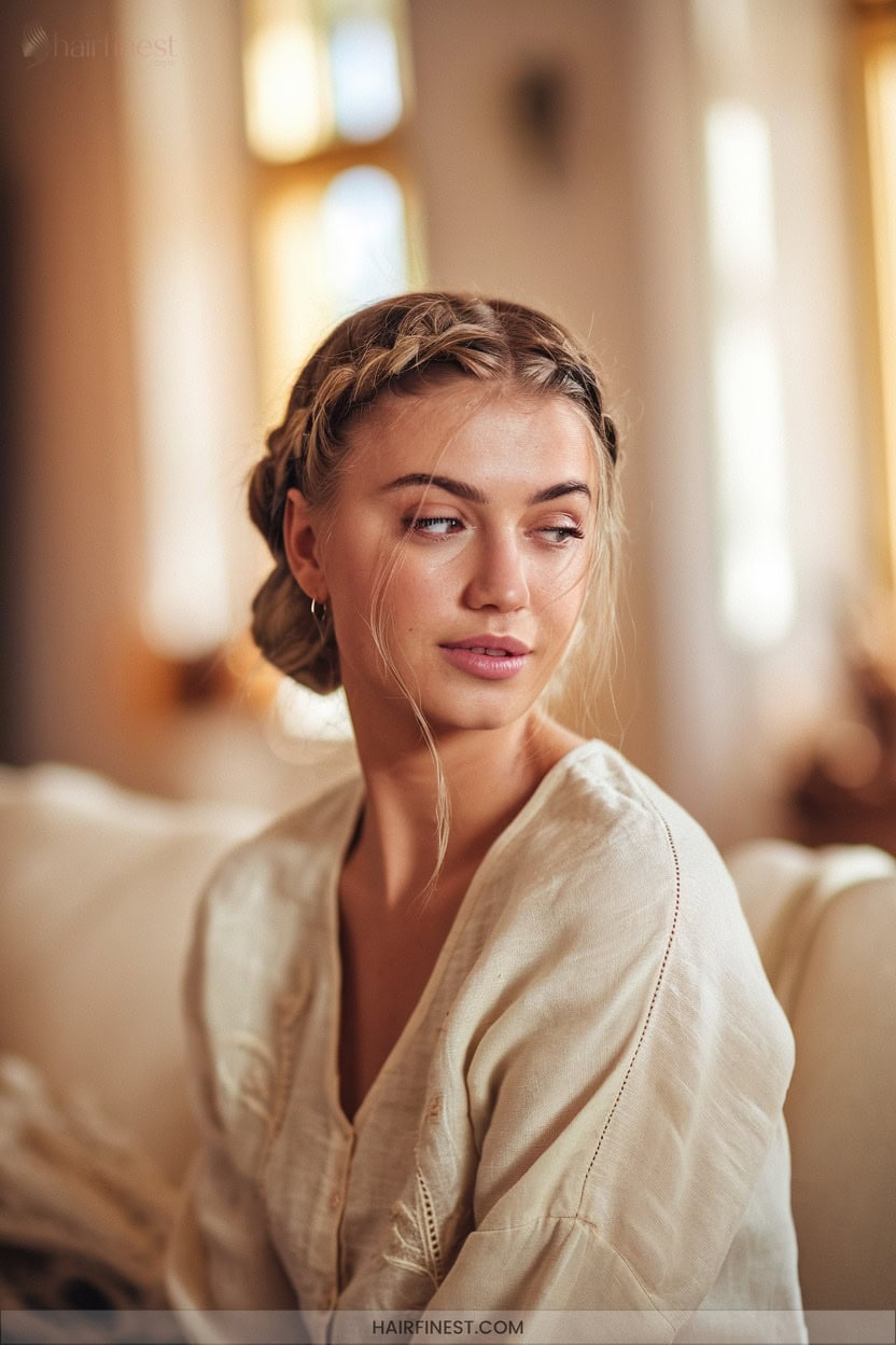 20 Boho Braided Low Bun