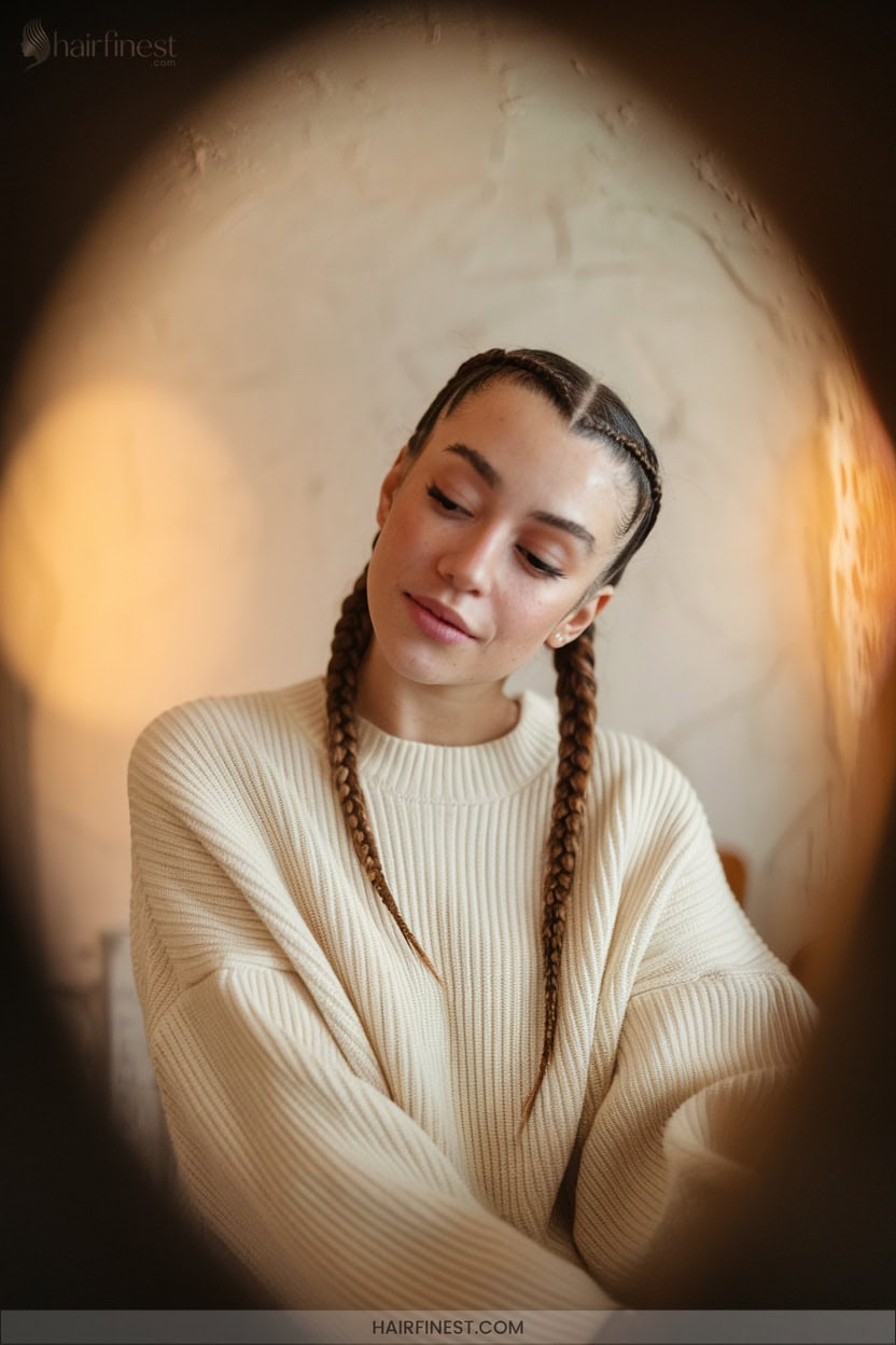20 Double Cornrow Styles
