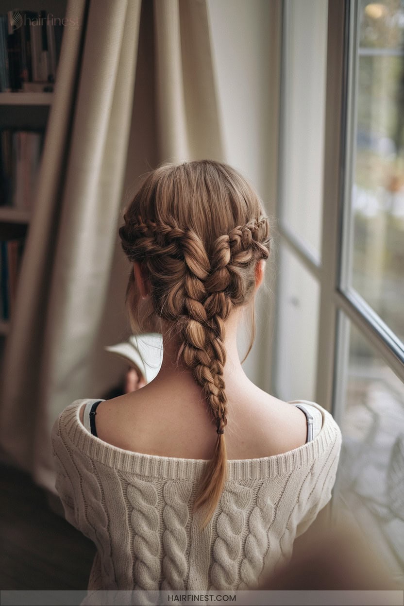 24 Heart Shaped Braid