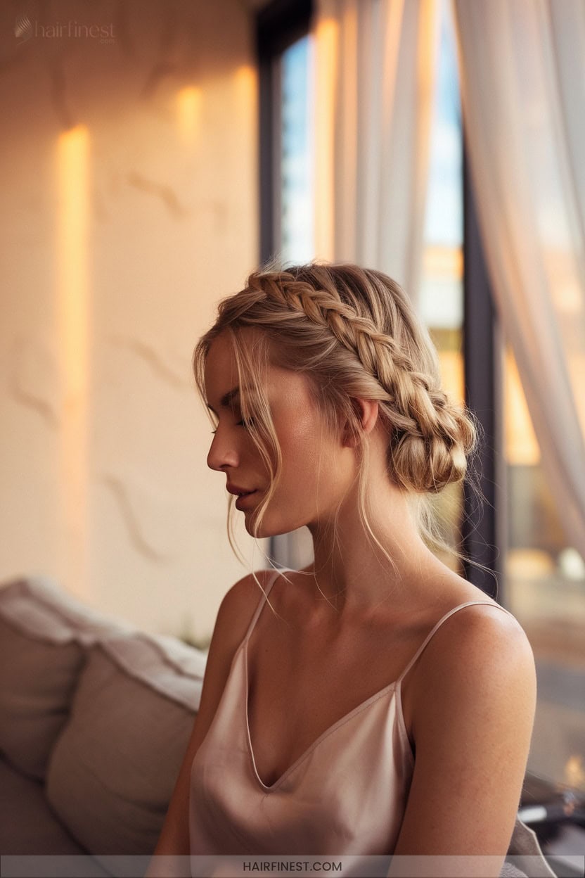 2 Fishtail Braided Chignon For Modern Romance